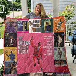 Wilson Pickett Albums Quilt Blanket For Fans Ver 17 and Home Decor