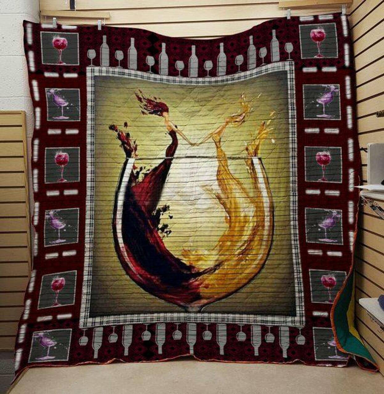 Wine And Women Quilt and Home Decor