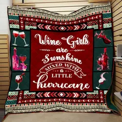 Wine Quilt Blanket Dhc0910556Vt and Home Decor