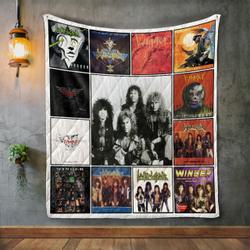 Winger Band Album Covers Quilt Blanket and Home Decor