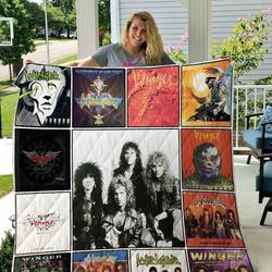 Winger Band Quilt Blanket and Home Decor