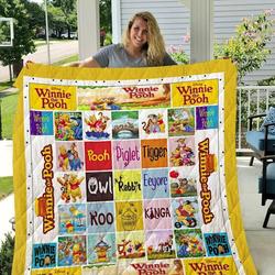 Winnie The Pooh Friends Quilt Blanket and Home Decor