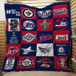 Winnipeg Jets 3D Personalized Customized Quilt Blanket 945 and Home Decor