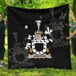 Winton Ireland Irish Family Crest JFJ14984 3D Customized Quilt 2707 and Home Decor