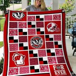 Wisconsin Badgers Quilt Blanket B310521  Quilt and Home Decor