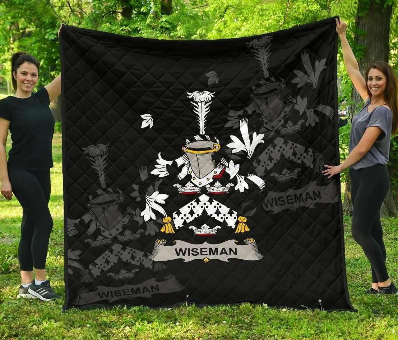 Wiseman Ireland Irish Family Crest JFJ14996 3D Customized Quilt 2707 and Home Decor
