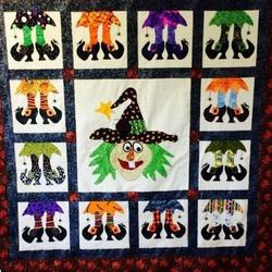 Witch Halloween Hur Quilt Cysiae and Home Decor