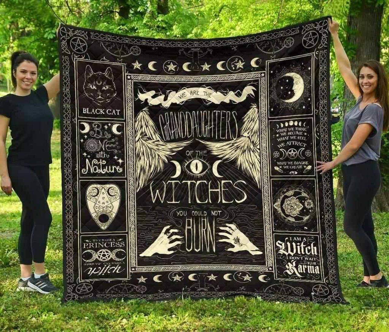 Witchcraft We Are Granddaughters Of The Witches Blanket Th0807 Quilt and Home Decor