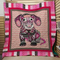 With Me Dachshund Quilt and Home Decor