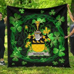 Wogan Ireland Irish Celtic Shamrock Knot Circle JFJ15032 3D Customized Quilt 2707 and Home Decor