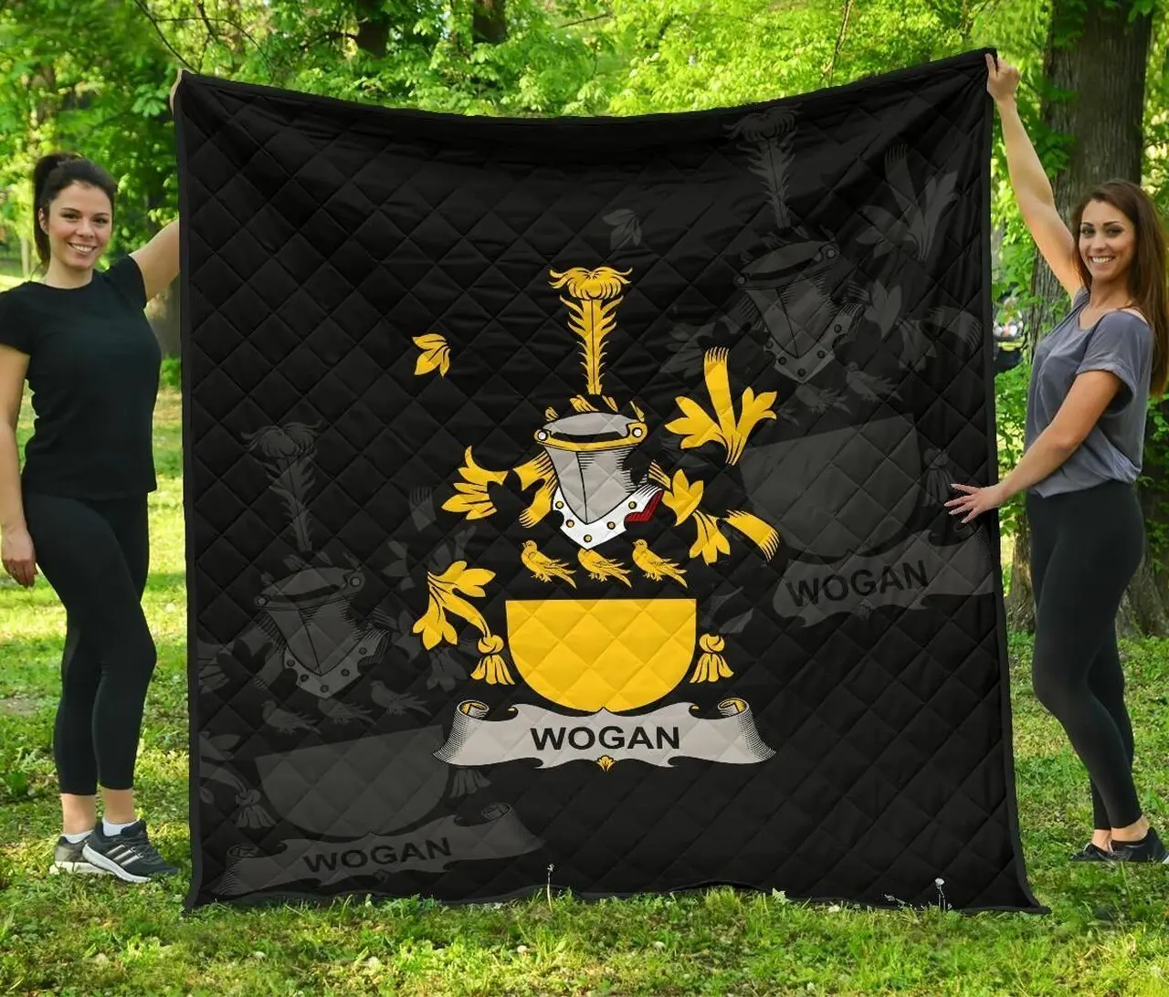 Wogan Ireland Irish Family Crest JFJ15029 3D Customized Quilt 2707 and Home Decor