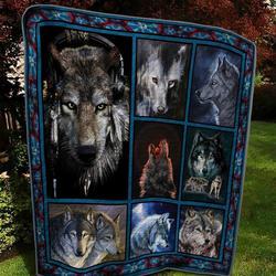 Wolf 3D Customized Quilt TUH61039 PLEN2407 and Home Decor