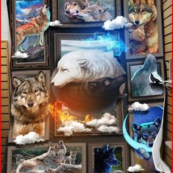 Wolf Beauty Of Wolfs Quilt Blanket Dhc04011451Dd and Home Decor