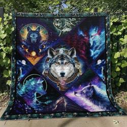 Wolf Cg230728B Quilt Blanket and Home Decor