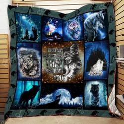 Wolf Cl19100985Mdq Quilt Blanket and Home Decor