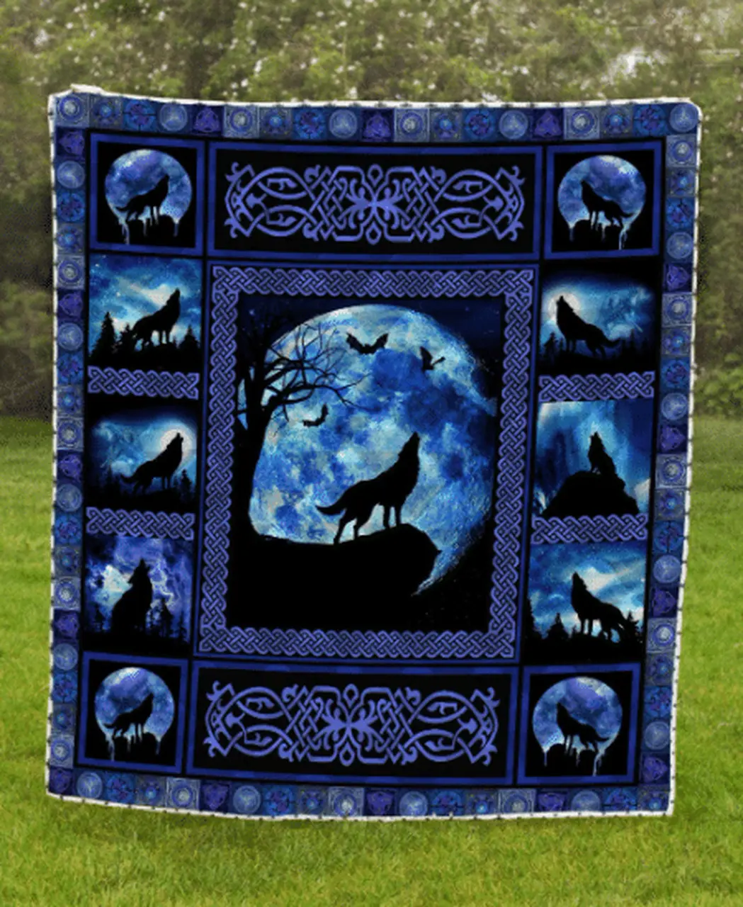 Wolf DAC291001 Quilt Blanket and Home Decor