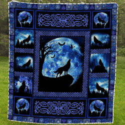 Wolf DAC291001 Quilt Blanket and Home Decor