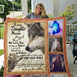 Wolf- Daughter Quilt and Home Decor