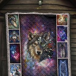 Wolf Magic Wolf Aww BHJI290 3D Customized Quilt and Home Decor