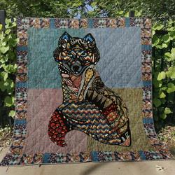 Wolf Pd200627 Quilt Blanket and Home Decor