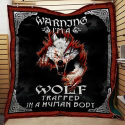 Wolf Quilt Blanket Dhc0502937Td and Home Decor