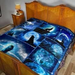 Wolf S Lover ODL395 3D Customized Quilt Hip and Home Decor
