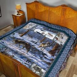 Wolf S1 Lover ODL396 3D Customized Quilt and Home Decor