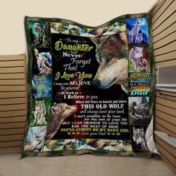 Wolf Strong T2 3D Customized Quilt and Home Decor