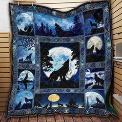 Wolf Wild Carrying You 3D Customized Quilt and Home Decor
