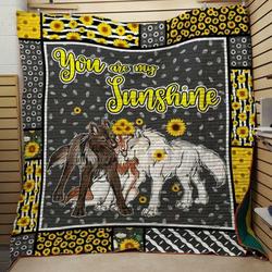 Wolf: You Are My Sunshine Quilt and Home Decor