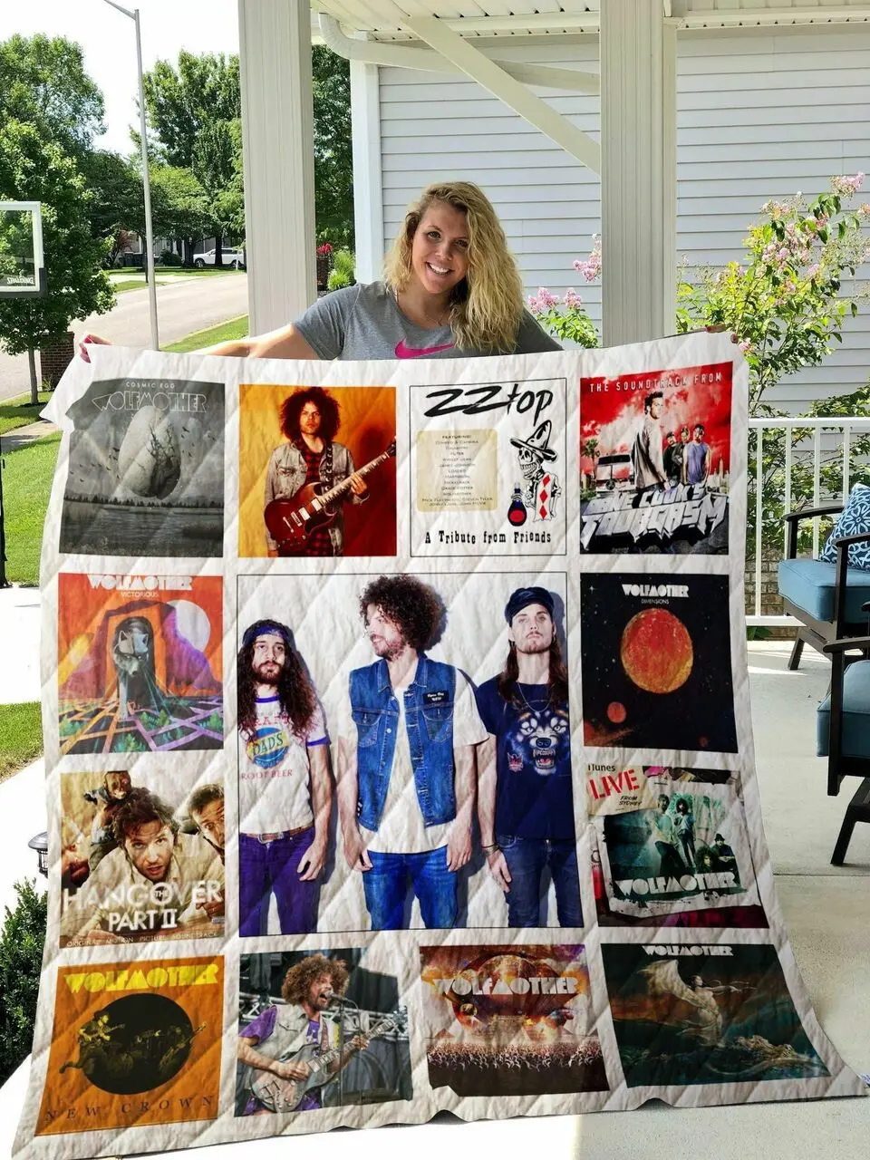 Wolfmother Albums Quilt Blanket 01 and Home Decor