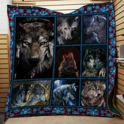 Wolves Clh0511688Q Quilt Blanket and Home Decor