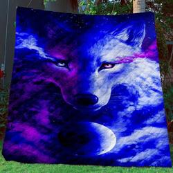 Wolves Quilt Blanket Bbb041196Ph and Home Decor