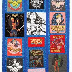 Wonder Woman Blaket Quilt Blanket Bn14  Quilt and Home Decor