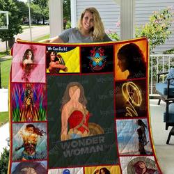 Wonder Woman Quilt Blanket 01 and Home Decor