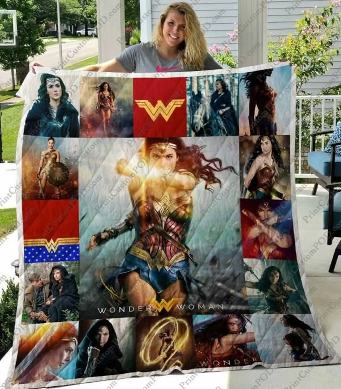 Wonder Woman Quilt Blanket M150601 Quilt and Home Decor