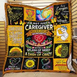 Wonderful Caregiver Cl18100817Mdq Quilt Blanket and Home Decor