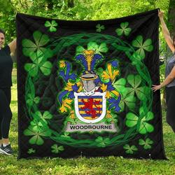 Woodbourne Ireland Irish Celtic Shamrock Knot Circle JFJ15119 3D Customized Quilt 2707 and Home Decor