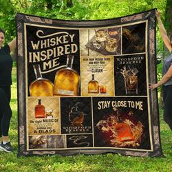 Woodford Reserve Funny Gift For Whisky Lover Quilt and Home Decor