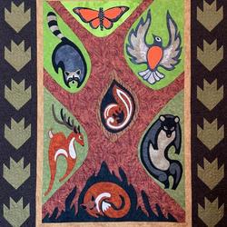 Woodland Spirits Clm240656 Quilt Blanket and Home Decor