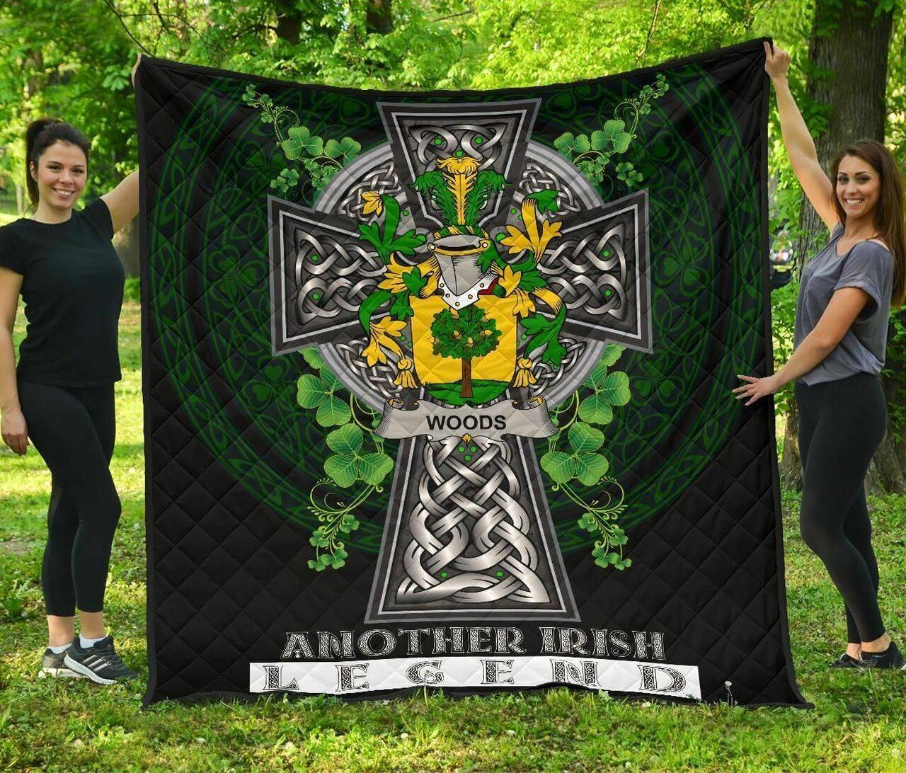 Woods Ireland Irish Legend JFJ15137 3D Customized Quilt 2707 and Home Decor