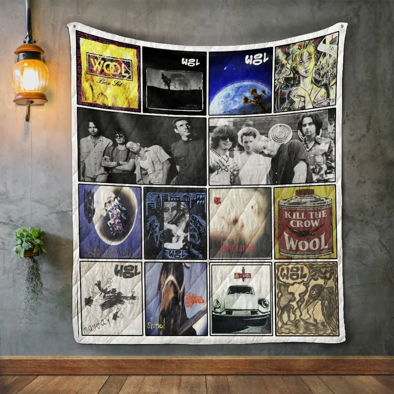 Wool Album Covers Quilt Blanket and Home Decor