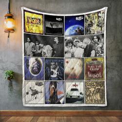 Wool Album Covers Quilt Blanket and Home Decor