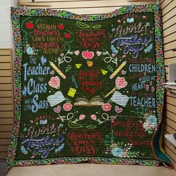 World Teachers Day Quilt and Home Decor