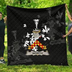 Worth Or Mcworth Ireland Irish Family Crest JFJ15151 3D Customized Quilt 2707 and Home Decor
