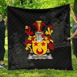 Worthing Ireland Irish Family Crest JFJ15155 3D Customized Quilt 2707 and Home Decor