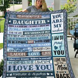 Wozoro Quilt You Are My Sunshine Twin King Queen Size and Home Decor