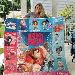 Wreck-It Ralph Quilt Blanket For Fans Ver 17 and Home Decor