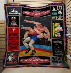Wrestling 1503044 Quilt Blanket  Quilt and Home Decor