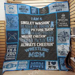 Wrestling Quilt Blanket Dhc1102560Td and Home Decor